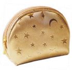 Small Gold Cosmetic Bag